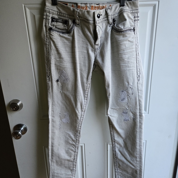 Women Rock Revivals size 30/30 Gray - Picture 2 of 7